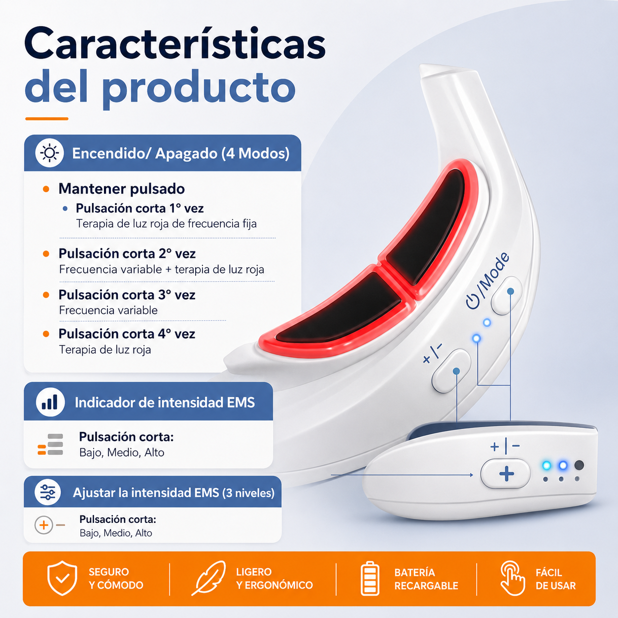 Gafas de Terapia de Luz Roja contra Ojeras, Bolsas