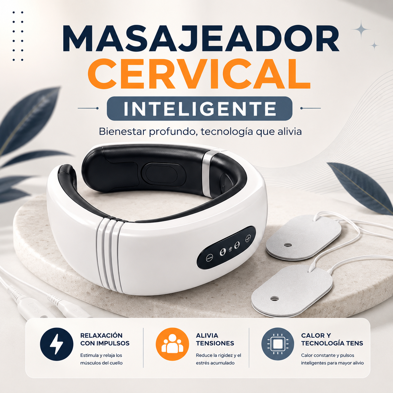 Masajeador Cervical Electromagnético- CerviPlus