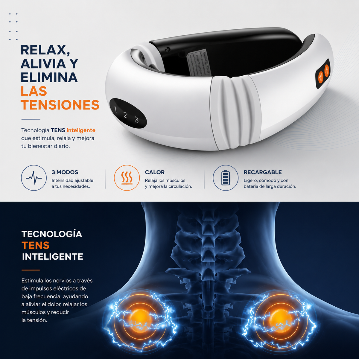 Masajeador Cervical Electromagnético- CerviPlus