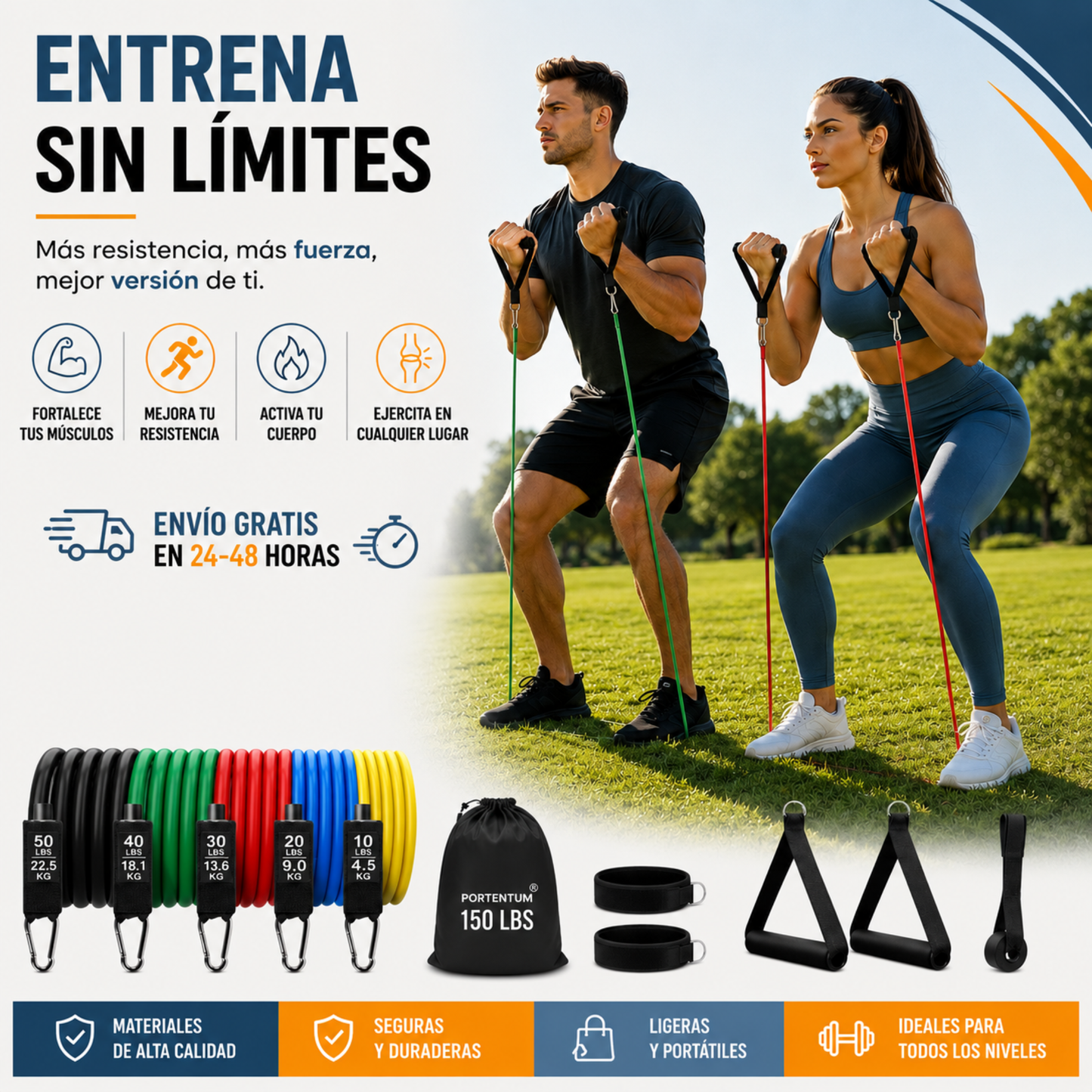 Gomas Elásticas Musculación