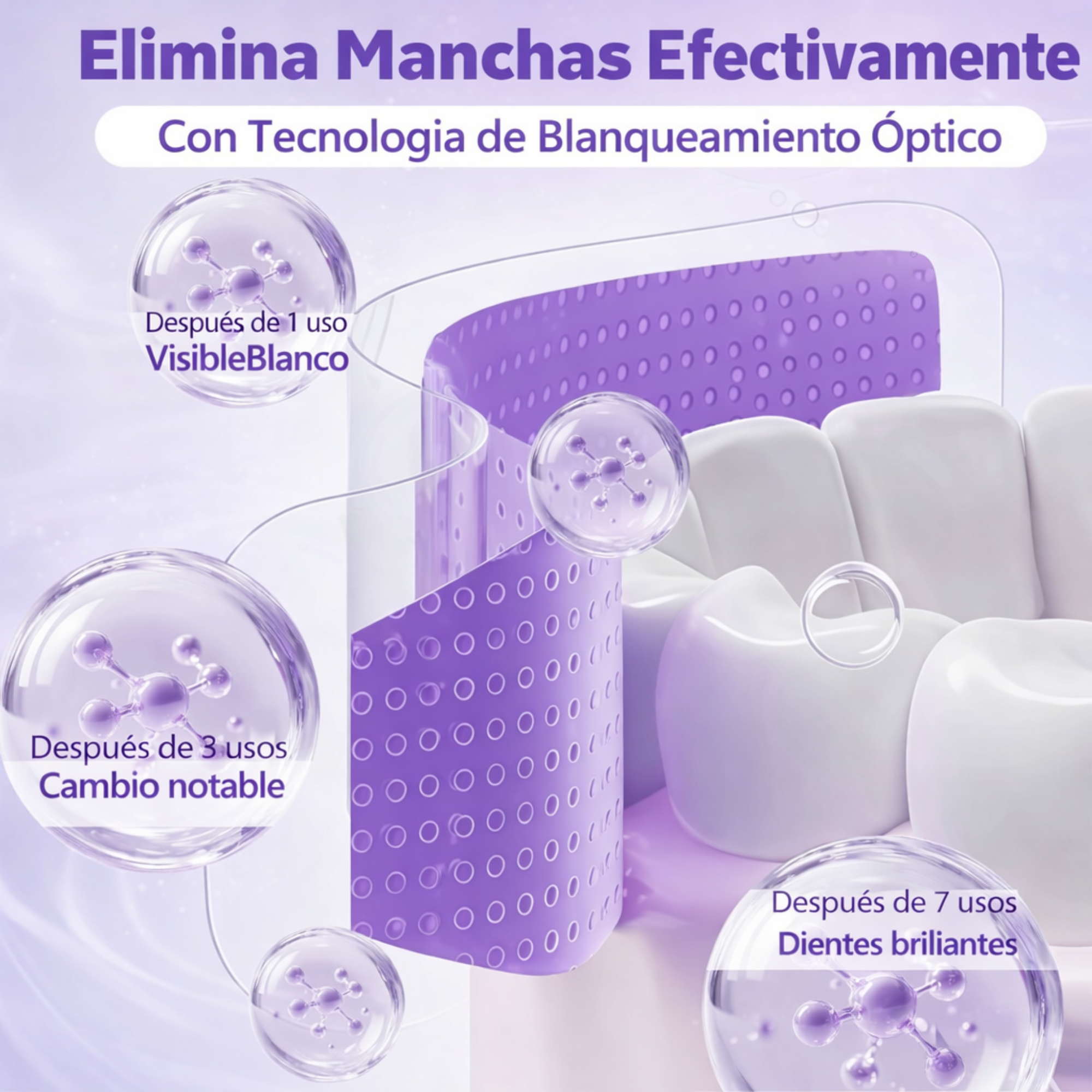 14 piezas Tiras Blanqueadoras para Dientes