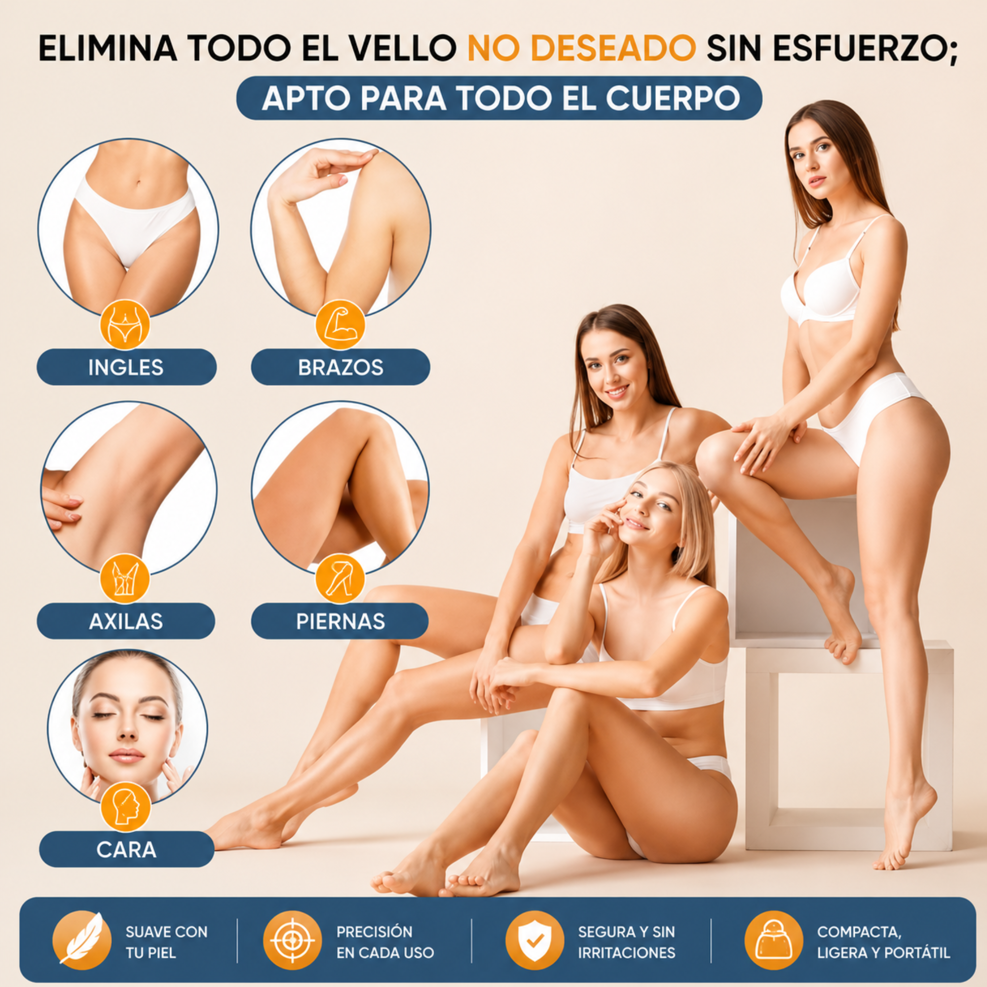 Depiladora 2 En 1. DEPILPLUS.