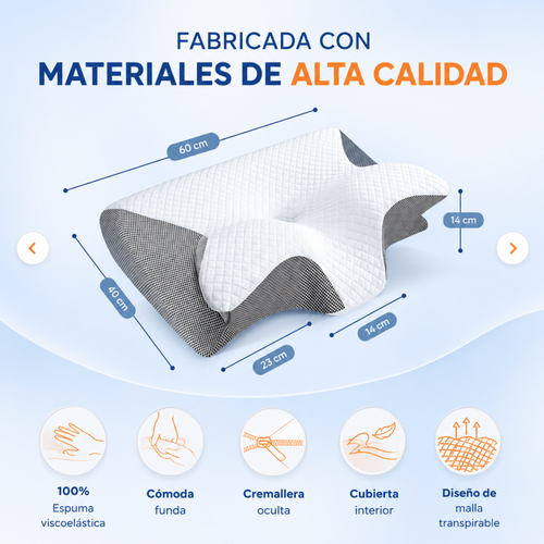 Almohada Cervical Ergonómica- Dormelia