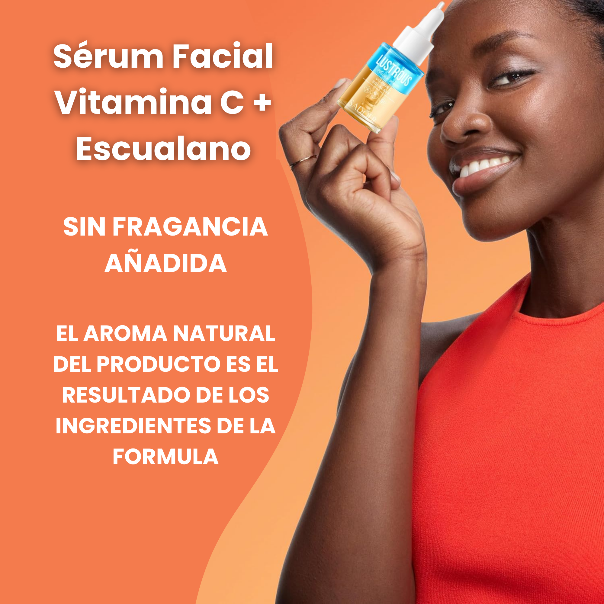 Sérum Facial Vitamina C + Escualano SADOER