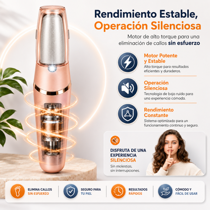 Lima eléctrica. Elimina callos, durezas, pieles muertas...