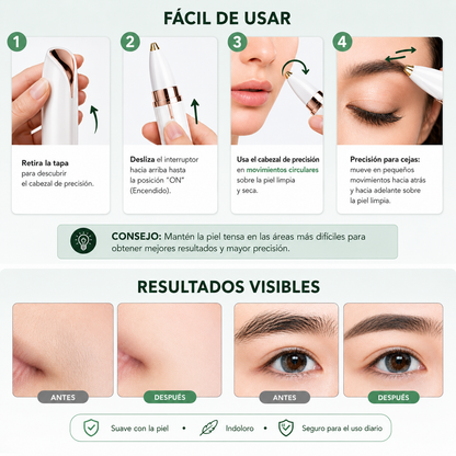 Recortador facial de cejas