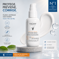 1. Vichy Líquido Fotoprotector UV-Age de Uso Diario