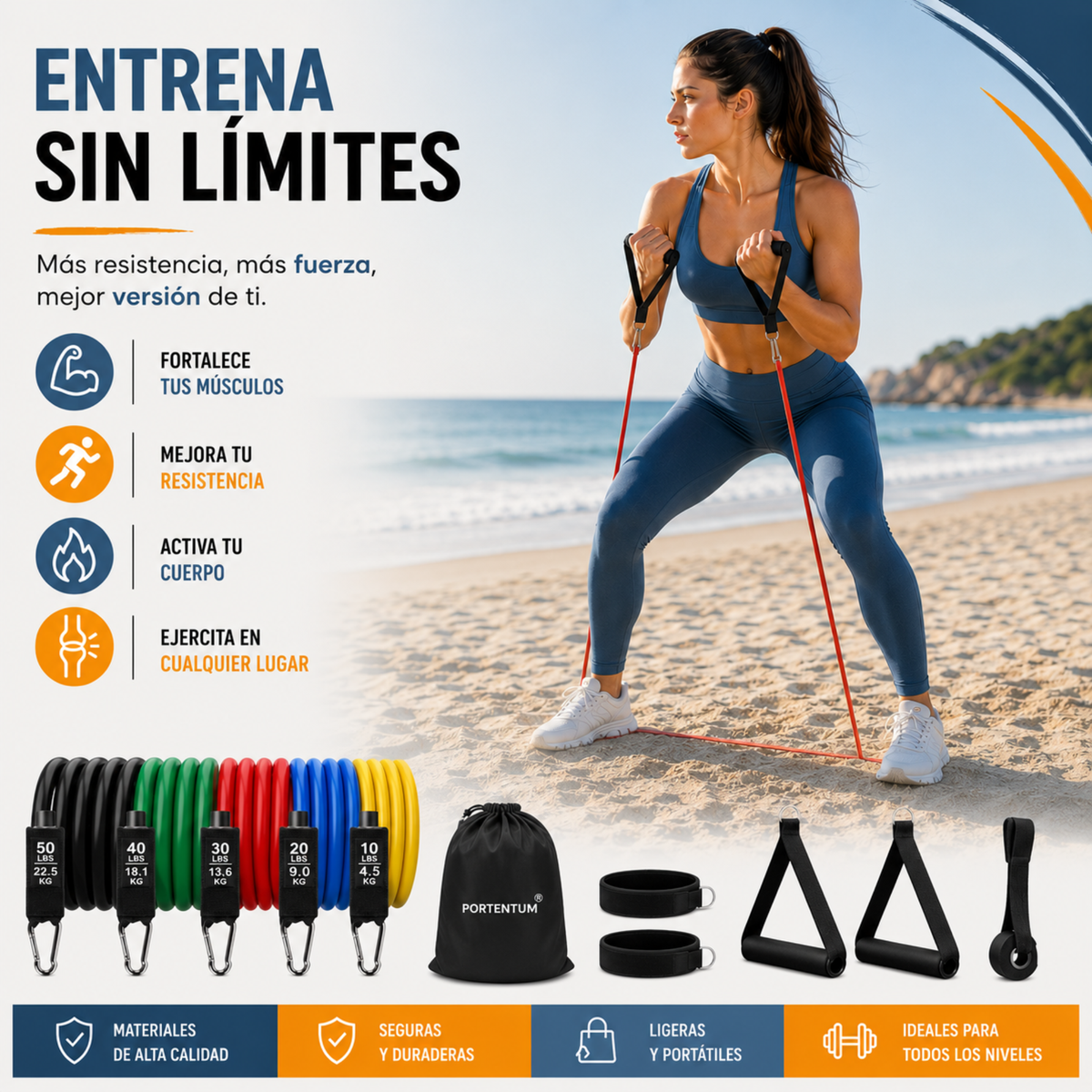 Gomas Elásticas Musculación