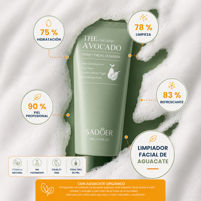 Limpiador Facial con Extracto de Aguacate  Sadoer