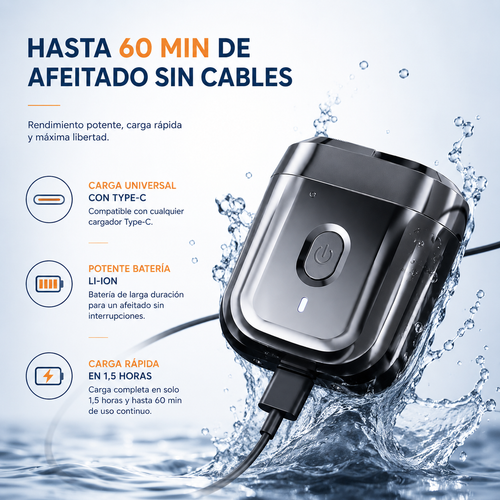 Afeitadora de Precisión Magnética Portátil