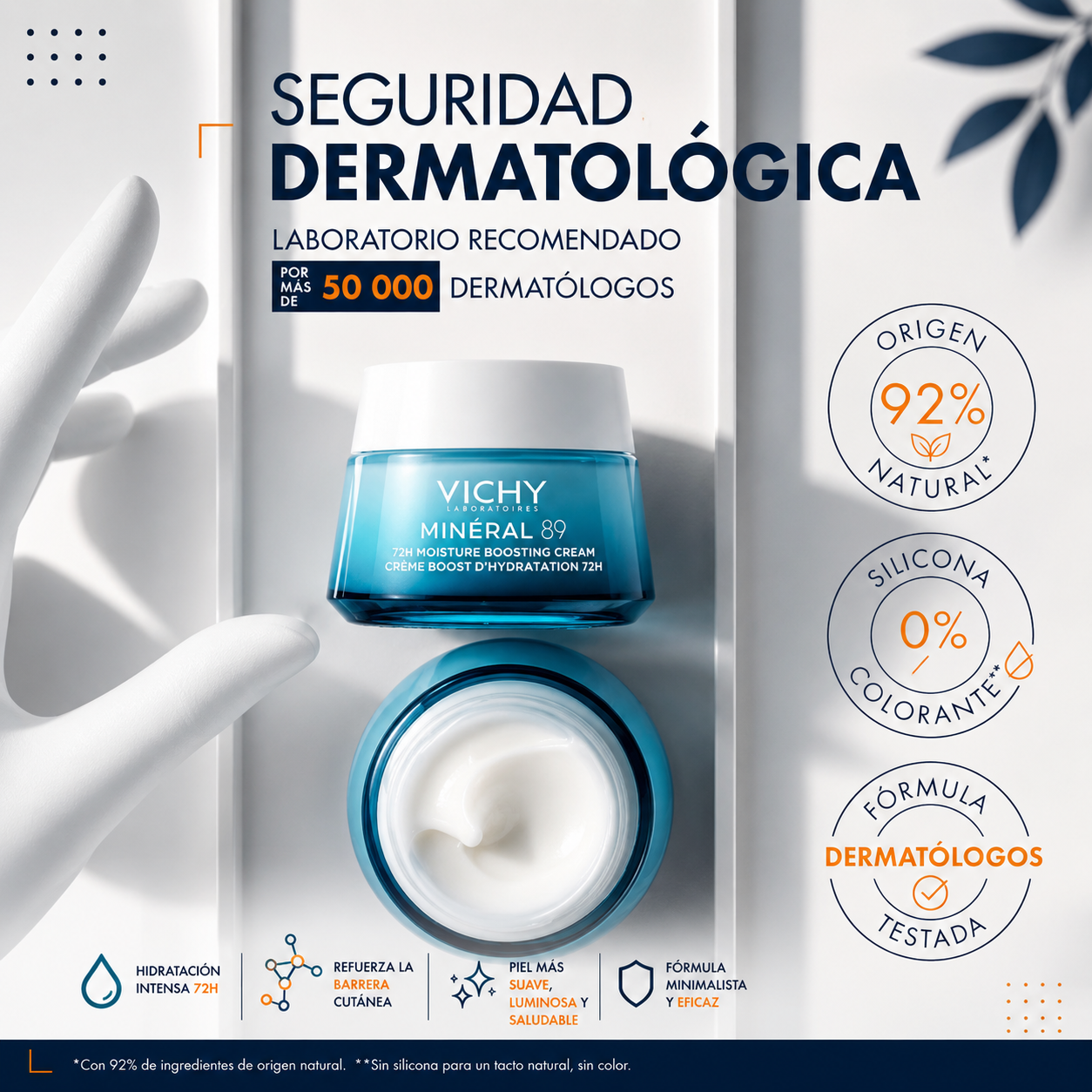 1. Vichy Crema Mineral 89