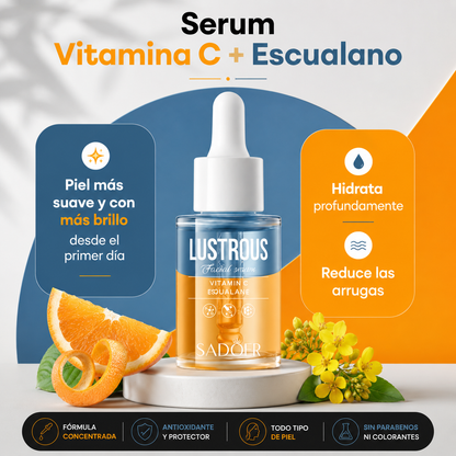 Sérum Facial Vitamina C + Escualano. Sadoer