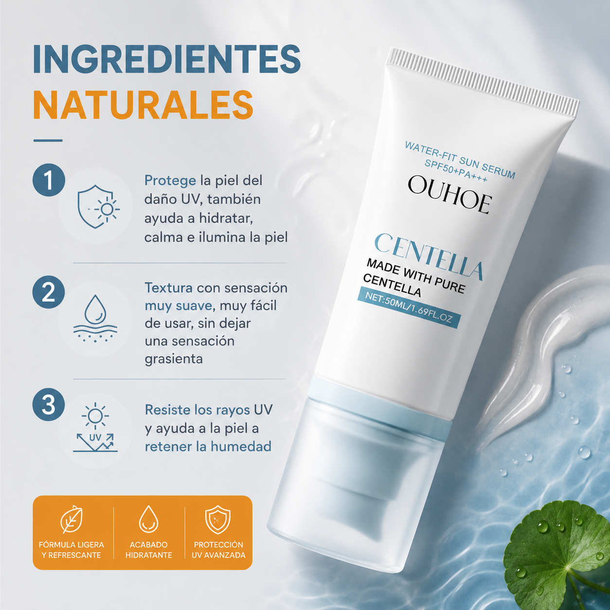 Sérum Solar Water-Fit SPF50+ PA+++