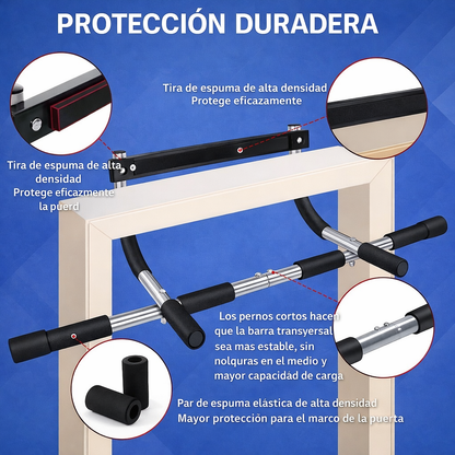 Barra de entrenamiento 4 en 1. Barra dominadas. Barra Push Up. Barra fondos. Abdominales