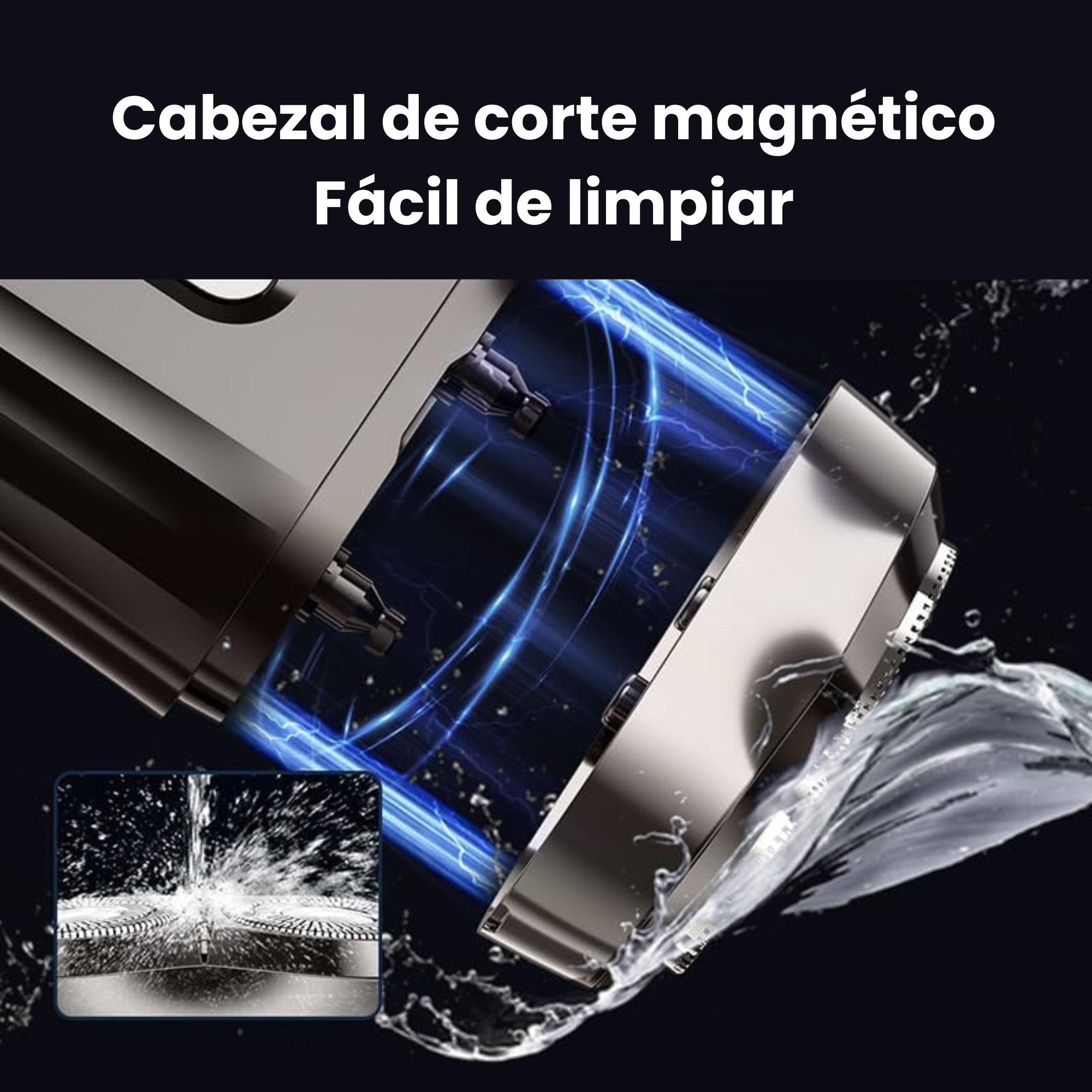 Afeitadora de Precisión Magnética Portátil