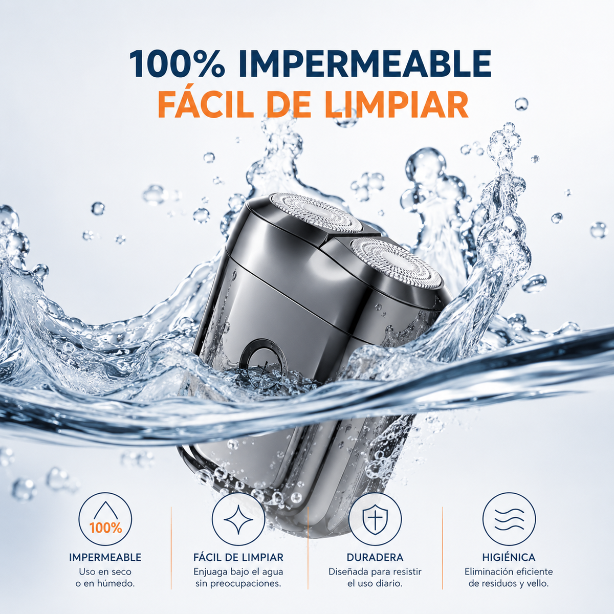 Afeitadora de Precisión Magnética Portátil