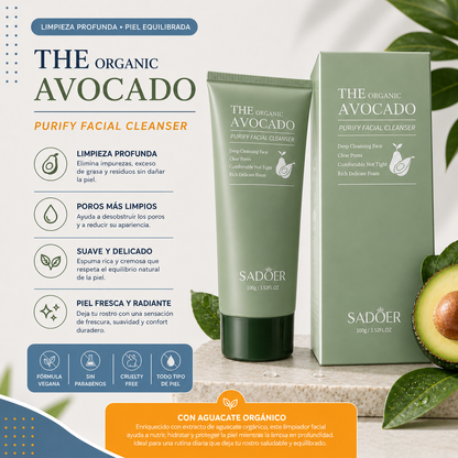 Limpiador Facial con Extracto de Aguacate  Sadoer