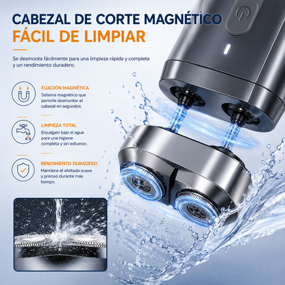 Afeitadora de Precisión Magnética Portátil